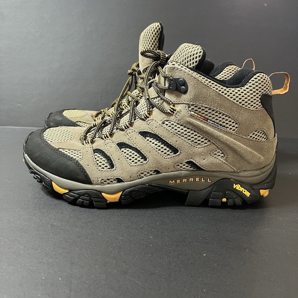 Merrell Moab Mid Ventilator Hiking Boots Men's 12 Walnut J86593 New